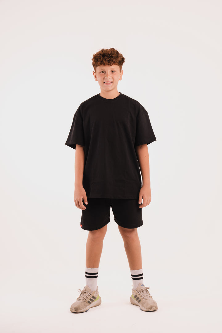 Black kids Basic Tee