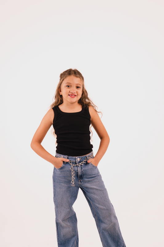 Black Kids Tank Top